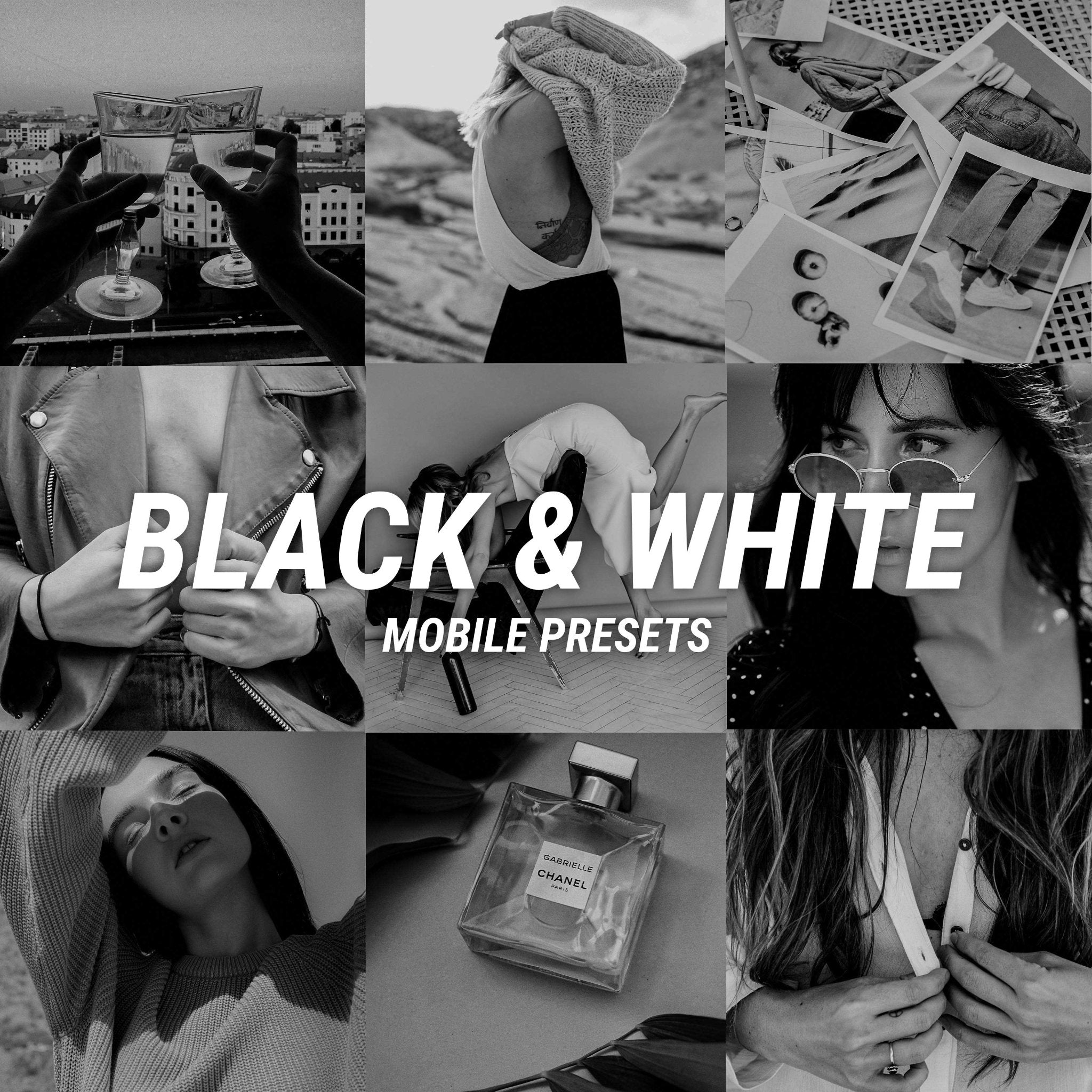 Пресеты на телефон BLACK & WHITE